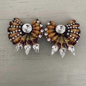 Vintage Handmade Art Deco Earrings